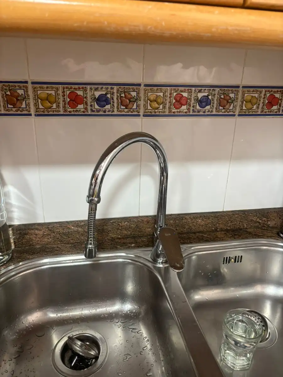 Grifo Cocina Fregadero Acero